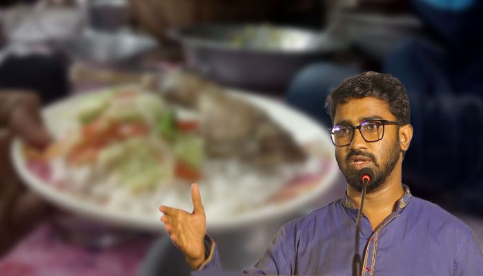 বিরিয়ানির বিনিময়ে বিক্রি হচ্ছে বিবেক, শিক্ষার্থীদের নিয়ে রাশেদ খাঁনের ক্ষোভ