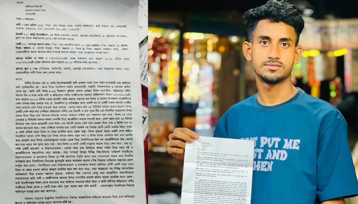 ফিফা সভাপতি ও রেফারির বিরুদ্ধে মামলা করতে থানায় হাজির নোয়াখালীর তরুণ