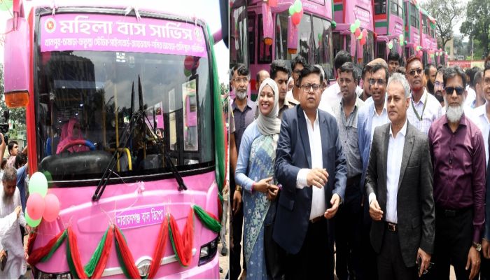 নারীদের নিরাপদ যাতায়াত রাষ্ট্রের দায়িত্ব: পিংক বাস উদ্বোধনে শেখ রবিউল আলম