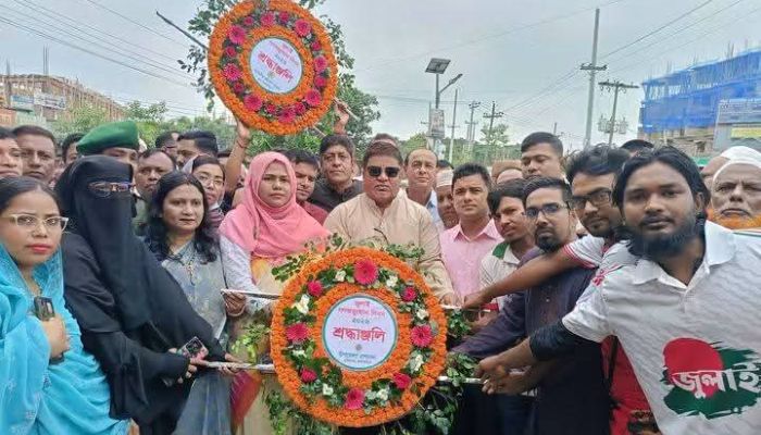 জুলাই গণঅভ্যুত্থান দিবস উপলক্ষে নাসিরনগরে জুলাই শহীদ পরিবার ও জুলাই যোদ্ধাদের সংবর্ধনা