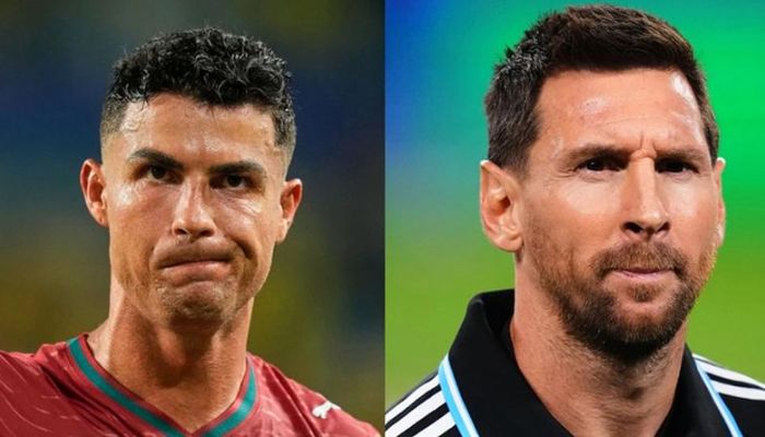 বাবা হারানো শোকার্ত মেসির পাশে চিরপ্রতিদ্বন্দ্বী রোনালদো