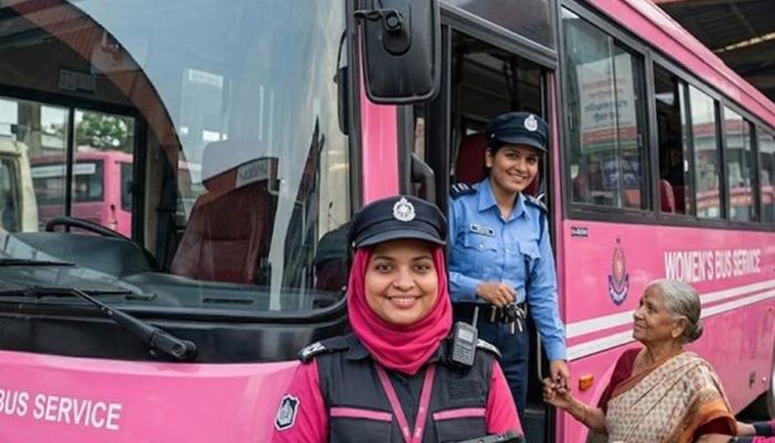 আজ চালু হচ্ছে ‘পিংক বাস’, যেসব রুটে মিলবে সেবা