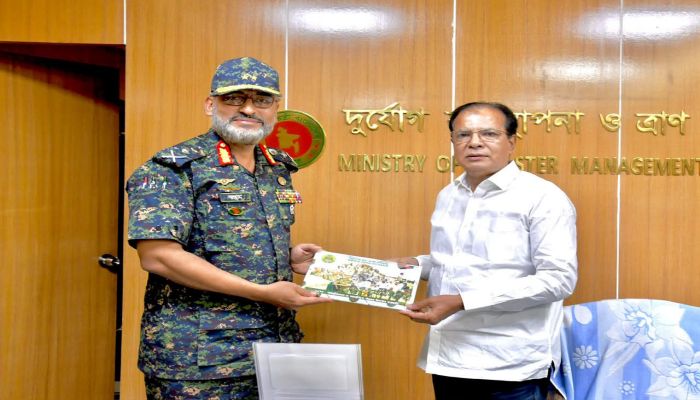 রাজধানীতে দুর্যোগ মোকাবিলায় ১ লাখ প্রশিক্ষিত টিডিপি স্বেচ্ছাসেবী প্রস্তুতি সম্পর্কে দুর্যোগ ও ত্রাণ মন্ত্রী মহোদয়কে উপস্থাপন