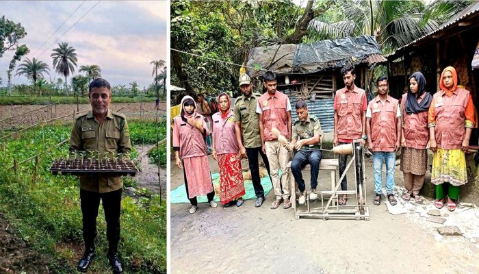 *নারকেলের ছোবড়া থেকে কোকোপিট, কৃষিতে ভিডিপি সদস্যের অভিনব উদ্যোগ*