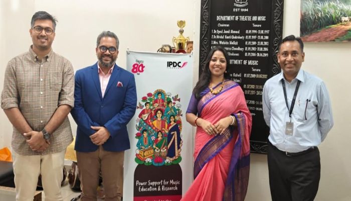 সংগীত শিক্ষায় ঢাকা বিশ্ববিদ্যালয়ের পাশে আইপিডিসি