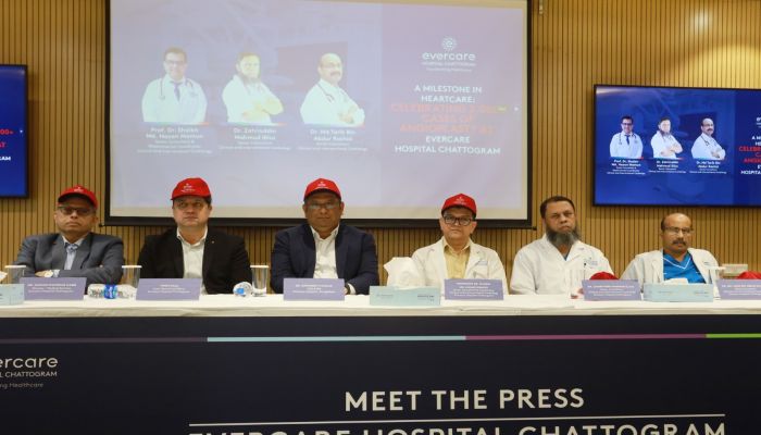 এভারকেয়ার হসপিটাল চট্টগ্রামে ২০০০ জনেরও বেশি হৃদরোগীর এনজিওপ্লাস্টি/স্টেন্টিং সম্পন্ন 