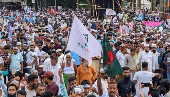 ৬ দফা দাবিতে লংমার্চে ১১ দলীয় ঐক্যের ব্যাপক প্রস্তুতি