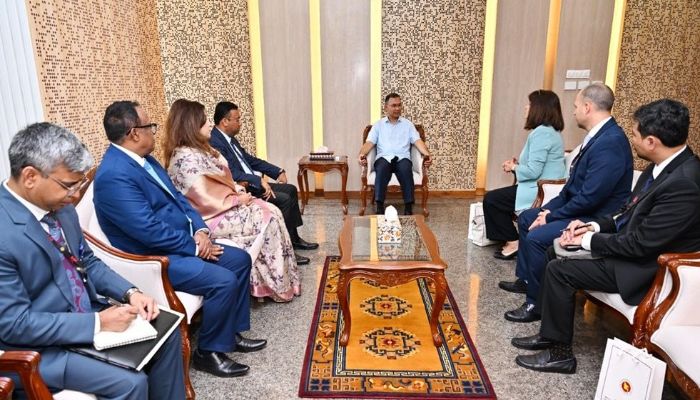 প্রধানমন্ত্রীর সঙ্গে আইপিইউ সেক্রেটারি আন্দা ফিলিপের সৌজন্য সাক্ষাৎ