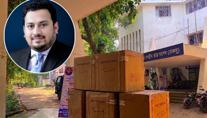 মীর হেলাল উদ্দীনের উদ্যোগে চবির পাঁচ ছাত্রী হলে ডিপ ফ্রিজ