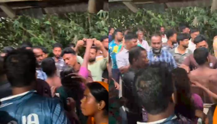 আসামি ধরতে জীবননগরে আকন্দবাড়িয়া মাদক নির্মূল কমিটির অভিযান, বৈধতা নিয়ে প্রশ্নে সাংবাদিককে গালিগালাজ