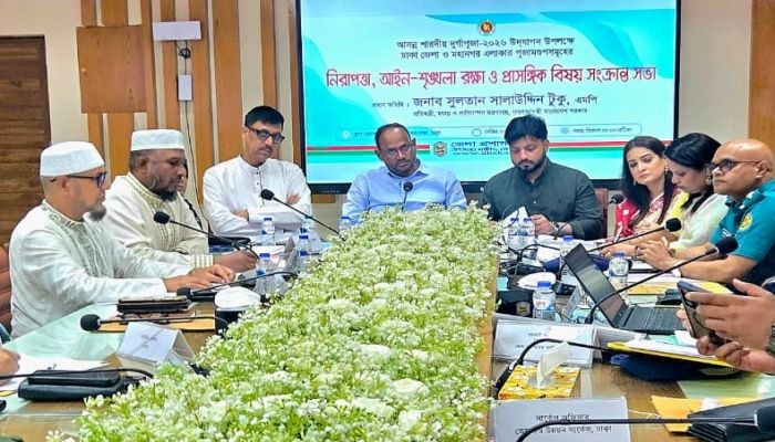 দুর্গাপূজায় নিরাপত্তায় কোনো ধরনের গাফিলতি বরদাশত করা হবে না